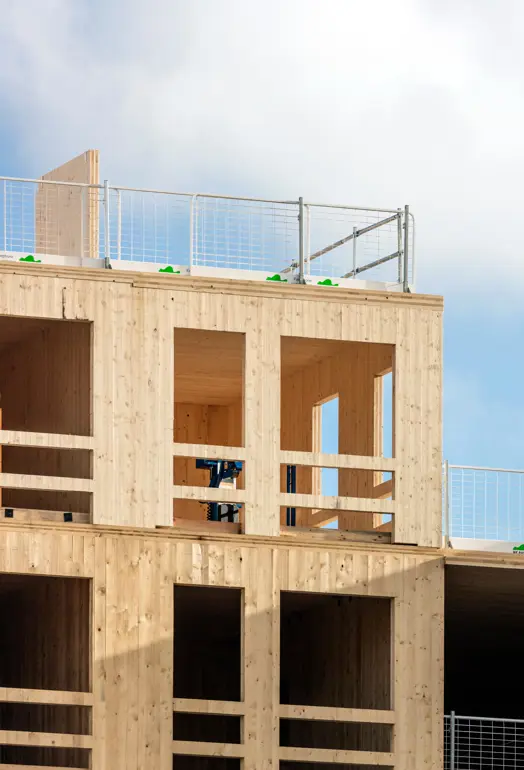 Waugh Thistleton Architects Dalson Lane Clt On Site Credit Daniel Shearing 08 2